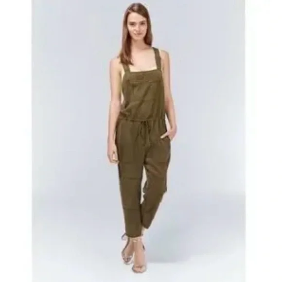 Wilfred Free Valletta Overalls in Army Green Size XS - Picture 2 of 12